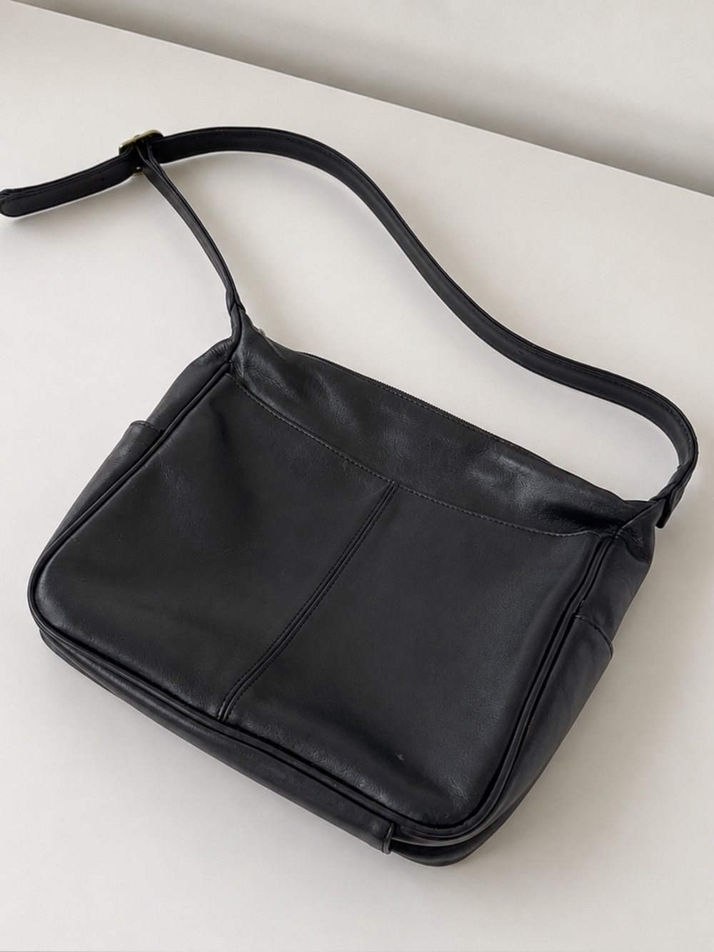 Giani Bernini Black Leather Shoulder Bag
